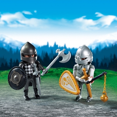 Set 2 Figurine Cavaleri Rivali Duo Pack Playmobil